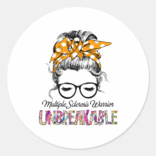 Sticker Rond Sensibilisation à la sclérose en plaques Cadeaux d