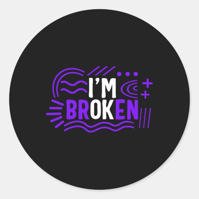 Sticker Rond Sensibilisation à la surdose médicamenteuse Mois d (Devant)
