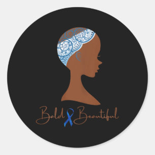 Sticker Rond Sensibilisation à l'albopécie 12