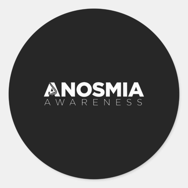 Sticker Rond Sensibilisation à l'Anosmia (Devant)