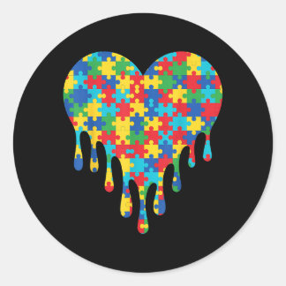 Sticker Rond Sensibilisation à l'autisme 5