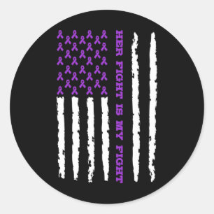 Sticker Rond Sensibilisation à l'épilepsie 1 
