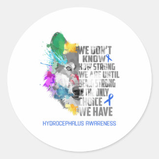 Sticker Rond Sensibilisation à l'hydrocéphalie Cadeaux de souti