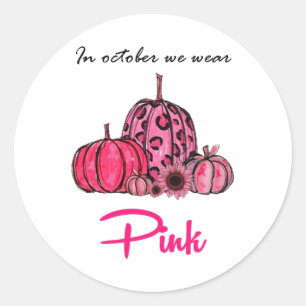 Sticker Rond Sensibilisation au cancer 1