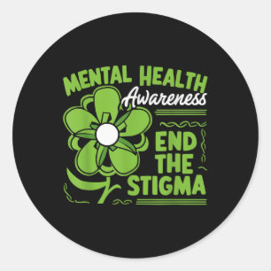 Sticker Rond Sensibilisation au suicide Dépression Anxiété Sant