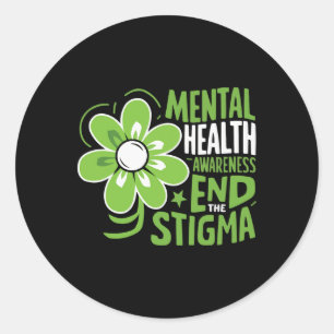 Sticker Rond Sensibilisation au suicide Dépression Anxiété Sant