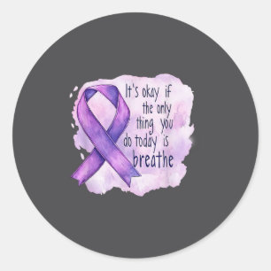 Sticker Rond Sensibilisation au suicide Tournesol