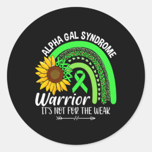 Sticker Rond Sensibilisation au syndrome de Gal Alpha