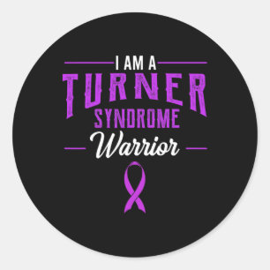 Sticker Rond Sensibilisation au syndrome de Turner de Bonnevie