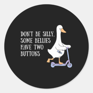 Sticker Rond Sensibilisation au tube G Silly Goose Maman d'alim