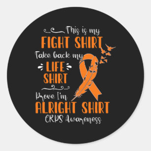 Sticker Rond Sensibilisation aux CRPS Mon combat