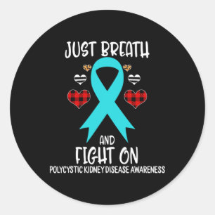 Sticker Rond Sensibilisation Aux Maladies Du Rein Polykystique 