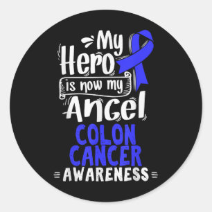Sticker Rond Sensibilisation Colorectal Au Cancer T Cadeau De C