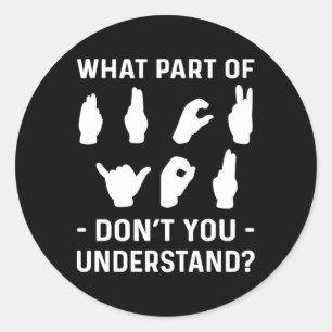 Sticker Rond Sensibilisation. Sensibilisation à l'infection