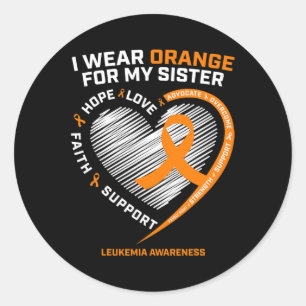 Sticker Rond Sensibilisation Soeur Cadeaux Hommes Femmes Enfant