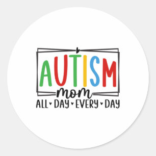 STICKER ROND SENSIBILISATION SUR L'AUTISME 3