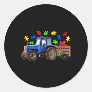 Sticker Rond Sensibilisation sur l'autisme de la journée 2022 d