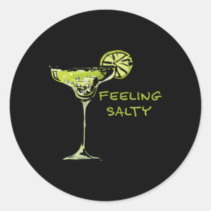 Sticker Rond Sentiment Salé Cinco De Mayo Margarita Funny Mexiq