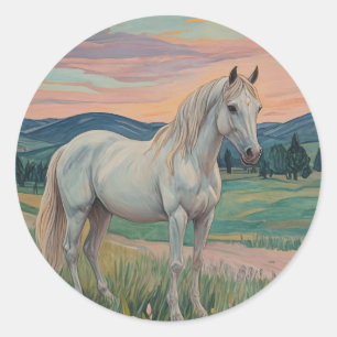 Sticker Rond Serenade sauvage