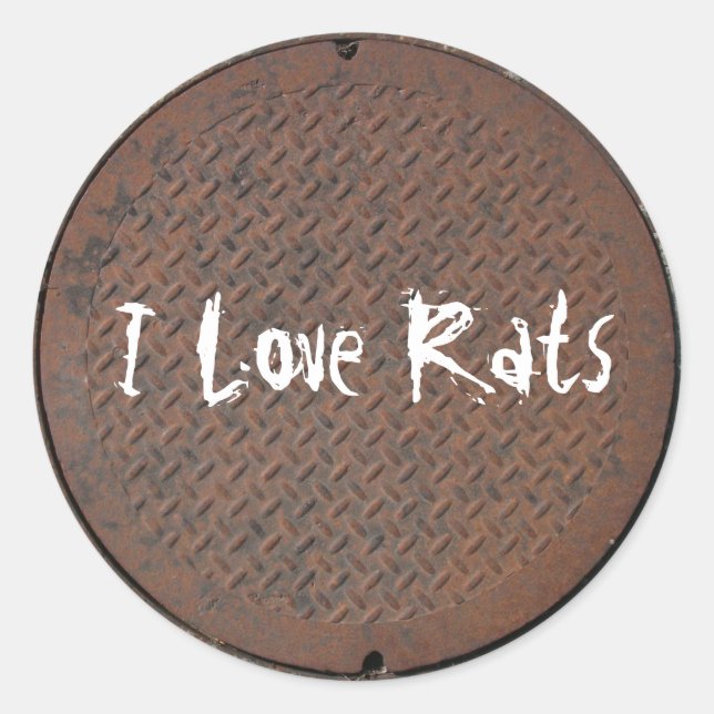 Sticker Rond Série de couvertures de main (Devant)