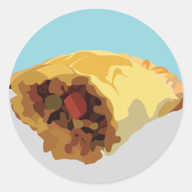 Sticker Rond Série Philippines : Empanada (Devant)