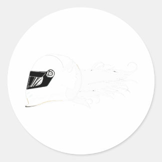 Sticker Rond Série rapide de filles