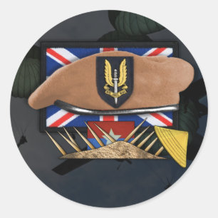 Sticker Rond Service aérien spécial australien sas vietnam Stic