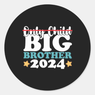 Sticker Rond Seul Enfant Big Brother 2024 Promu À