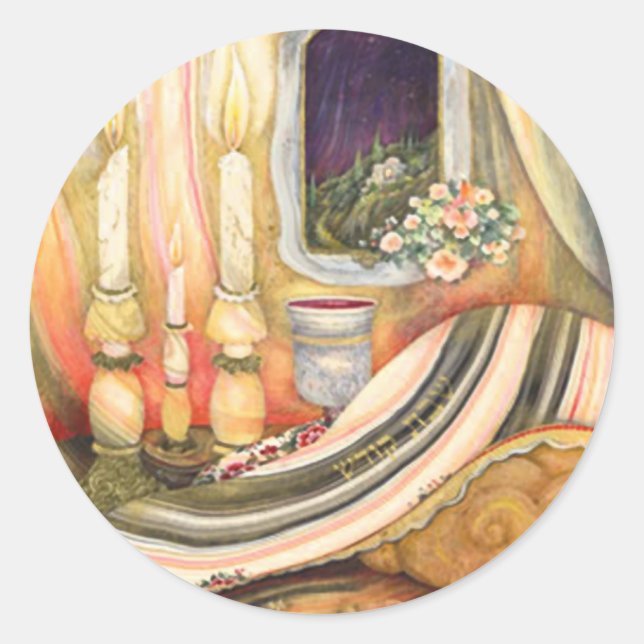 Sticker Rond Shabbat (Devant)