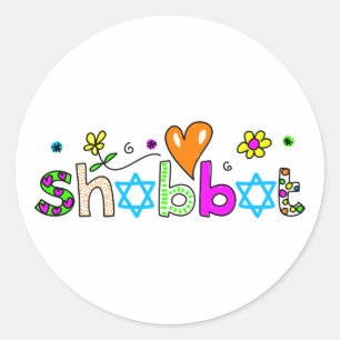 Sticker Rond Shabbat