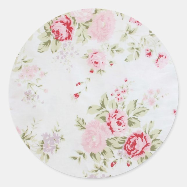Sticker Rond Shabby (Devant)