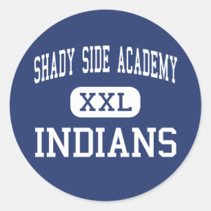 Sticker Rond Shady Side Academy Indiens Middle Pittsburgh