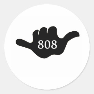 Sticker Rond Shaka 808