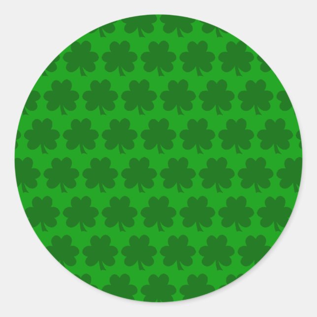 Sticker Rond Shamrock (Devant)