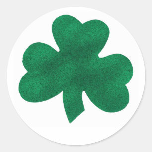Sticker Rond Shamrock