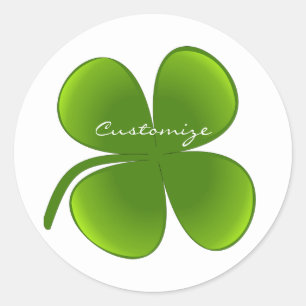 Sticker Rond Shamrocks de la Saint Patrick Thunder_Cove