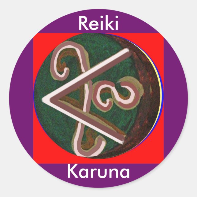 Sticker Rond Shanti = Paix (Devant)