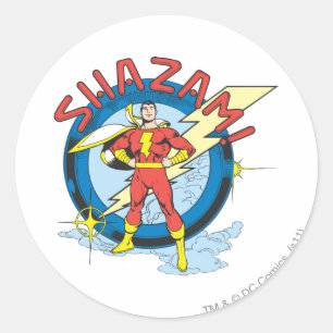 Sticker Rond Shazam