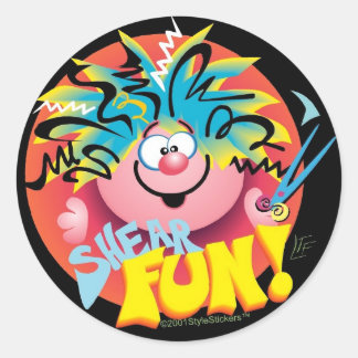 Sticker Rond SHEAR FUN ©StyleStickers™