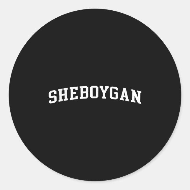 Sticker Rond Sheboygan (Devant)