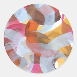 Sticker Rond Sherbert I