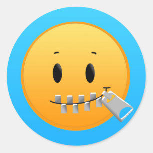 Sticker Rond Shhhh... (sticker silencieux)