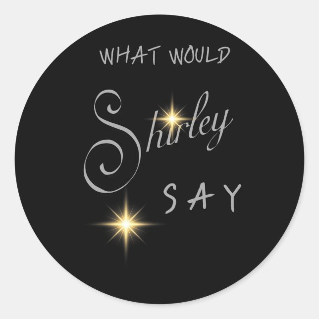 Sticker Rond Shirley Ballas Juge Strictement Ce Que Serait Shir (Devant)