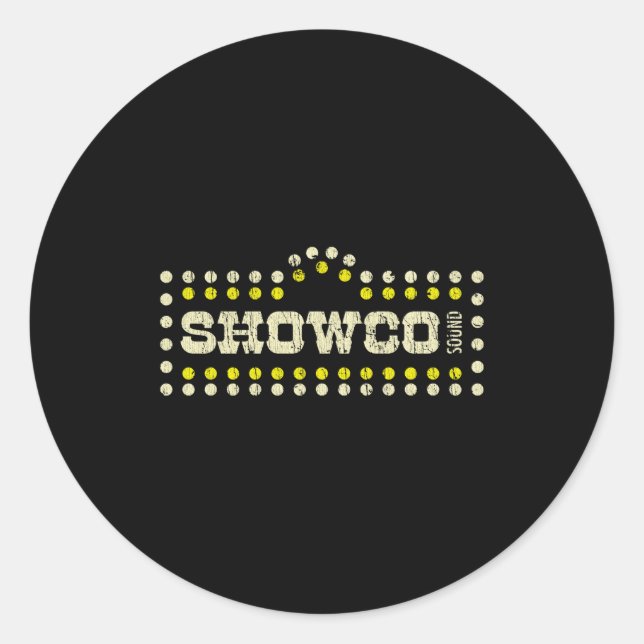 Sticker Rond Showco Sound 1970  (Devant)