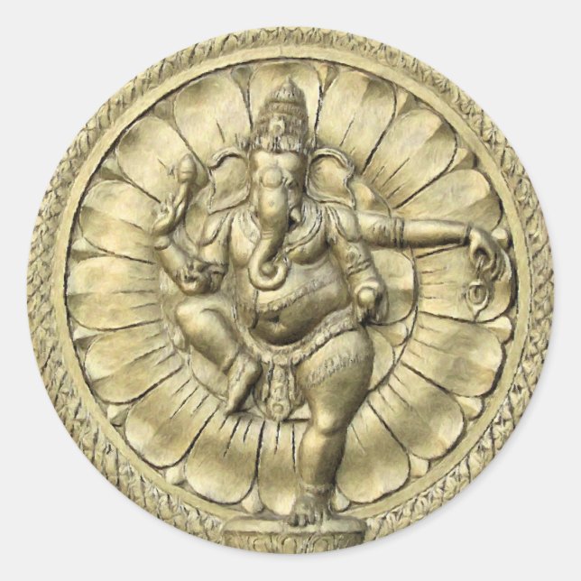 Sticker Rond Shree Ganesh (Devant)