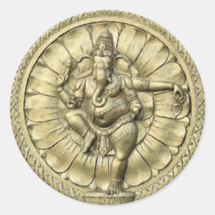 Sticker Rond Shree Ganesh