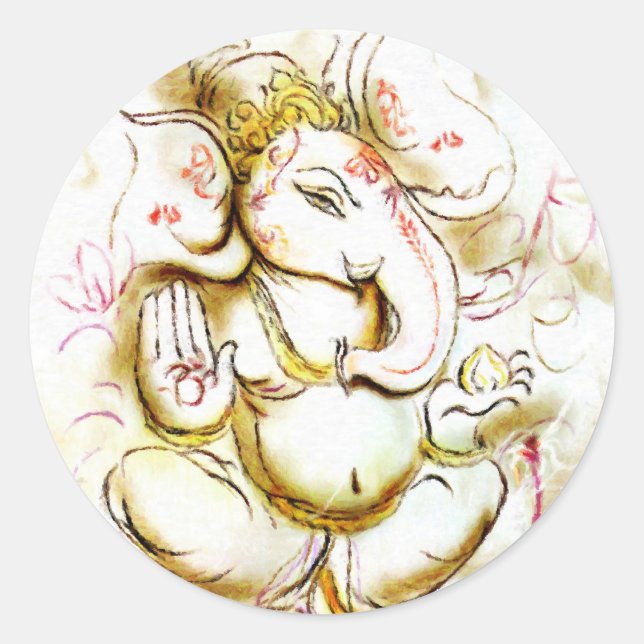 Sticker Rond Shree Ganesh (Devant)