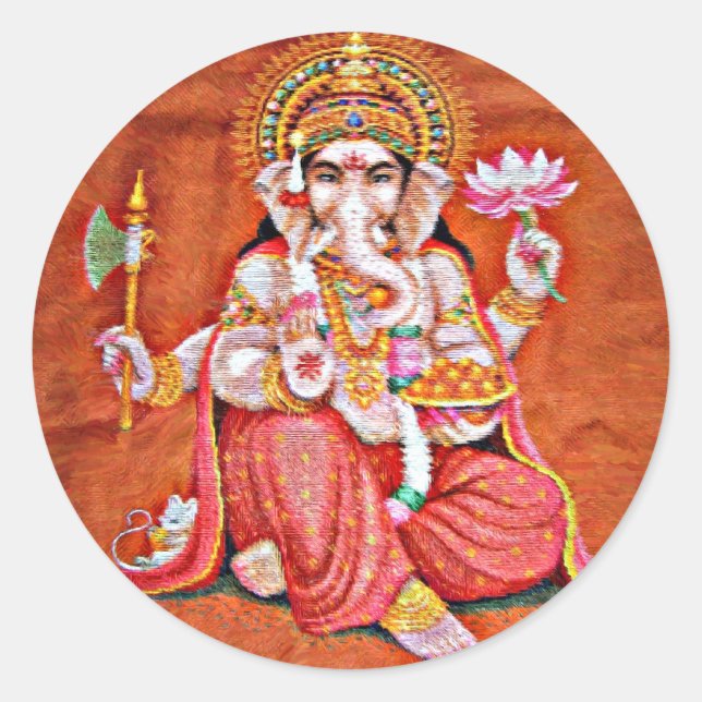 Sticker Rond Shree Ganeshya (Devant)