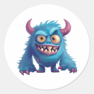 Sticker Rond Shrek the smasher