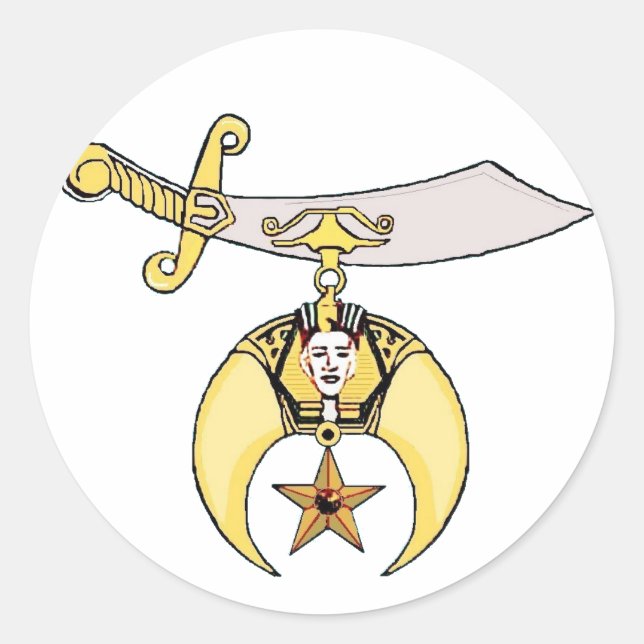 Sticker Rond shriner-1 (Devant)